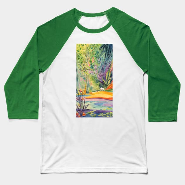 Forest Baseball T-Shirt by Alina Chau